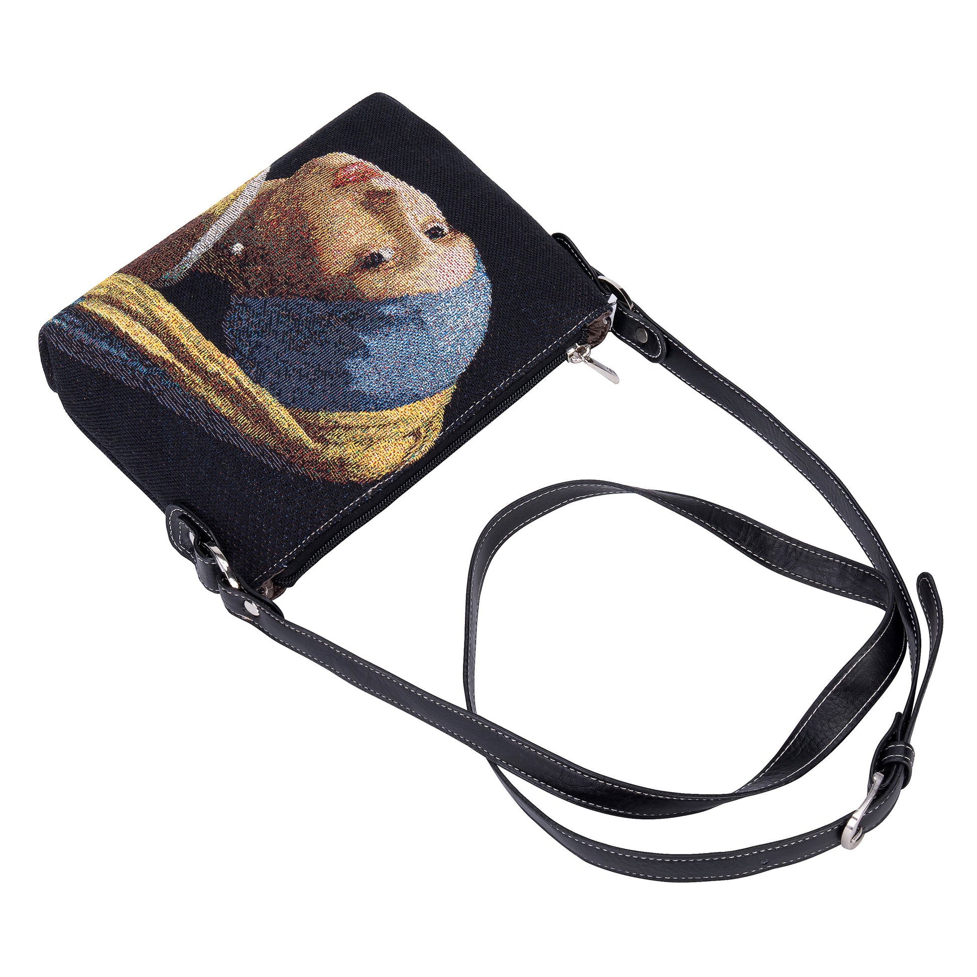 J Vermeer Girl with a Pearl Earring - Cross Body Bag-2