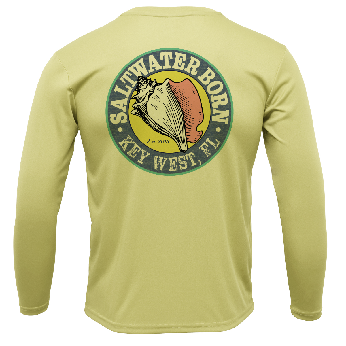 Swordfish on Chest Long Sleeve UPF 50+ Dry-Fit Shirt-3