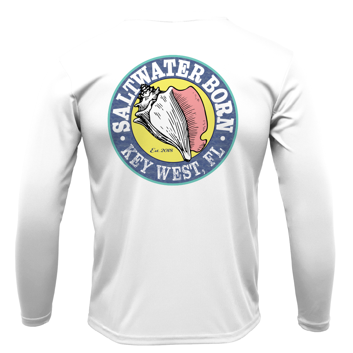 Swordfish on Chest Long Sleeve UPF 50+ Dry-Fit Shirt-1