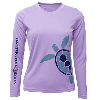 Turtle Wrap Women's Long Sleeve UPF 50+ Dry-Fit Shirt-5