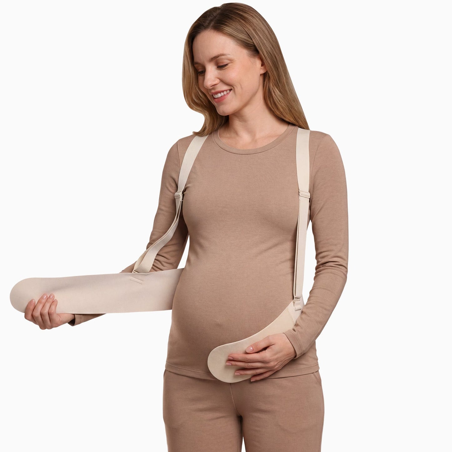 Seamless Maternity Support Band | Pregnancy Belly Belt for Back & Pelvic Relief-3