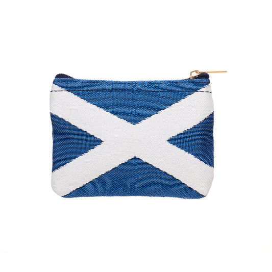 Scottish Saltire Flag - Zip Coin Purse-0