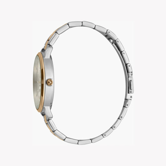 Just Cavalli Women's Silver & Rose Gold Watch, Silver Dial | Jc1l117m0095-1