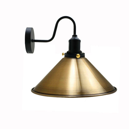 Vintage Industrial Metal Cone Shade Lighting Indoor Wall Sconce Light Fittings~3389