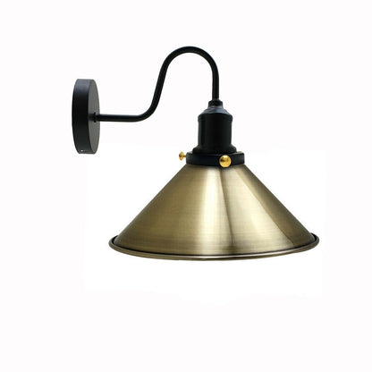 Vintage Industrial Metal Cone Shade Lighting Indoor Wall Sconce Light Fittings~3389