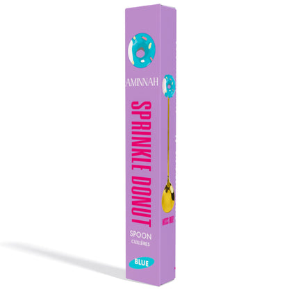 Sprinkle Donut spoon box with a blue donut topper visible at the top.