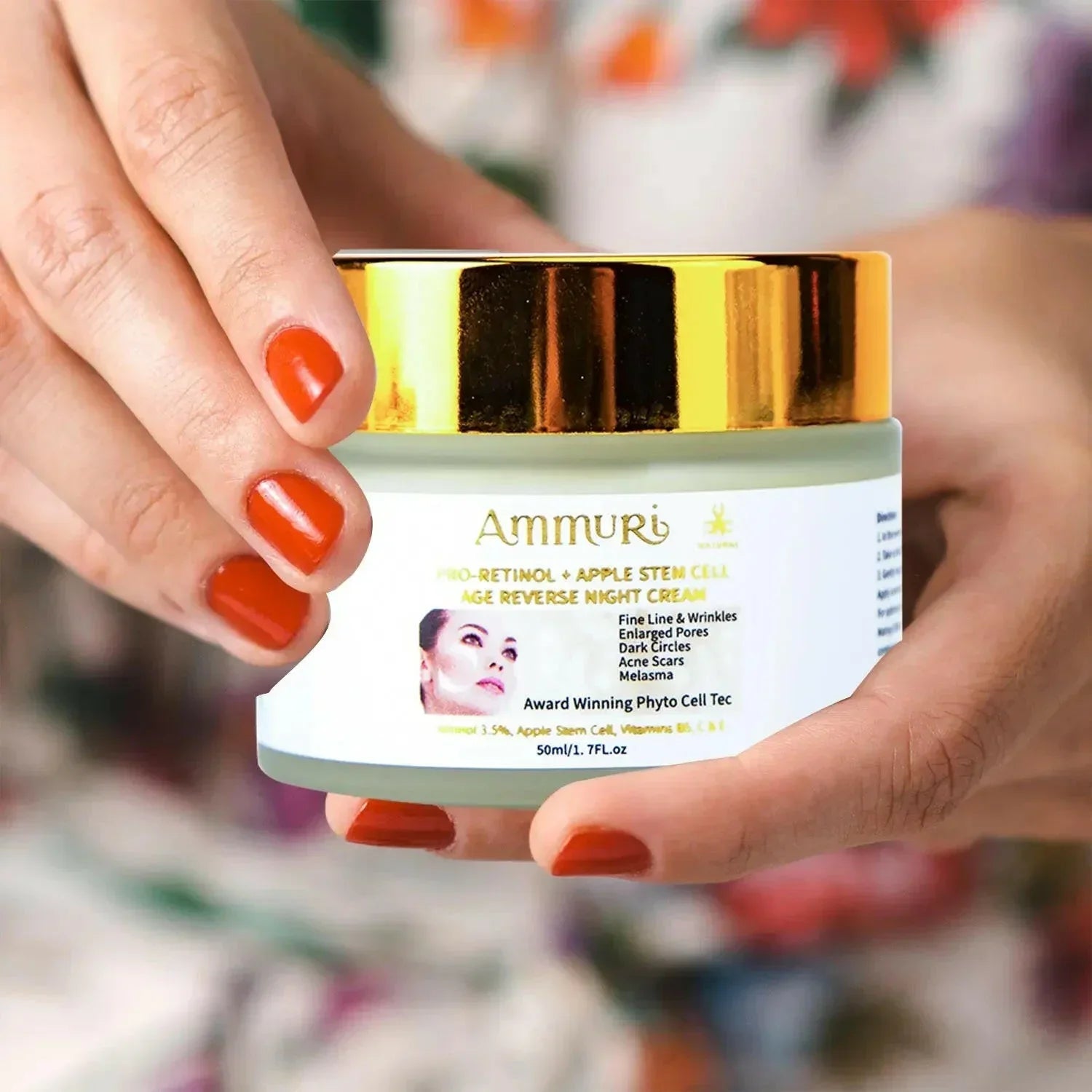 Apple Stem Cell Age Reverse Cream for Wrinkles & Skin Renewal | Ammuri-1
