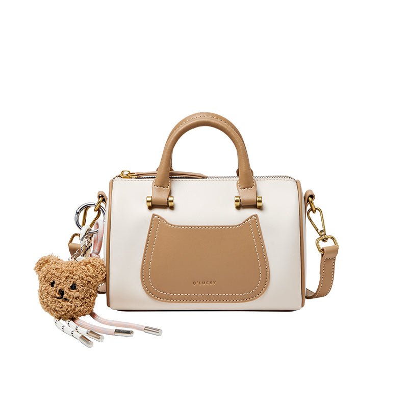 Arcadia Mini Leather Duffle Crossbody Bag-0