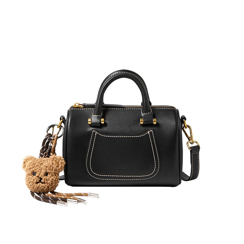 Arcadia Mini Leather Duffle Crossbody Bag-4