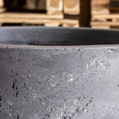 Aurella | Onyx Dusk – 70cm Extra Large Concrete Cylinder Planter – 199L Round Plant Pot-4