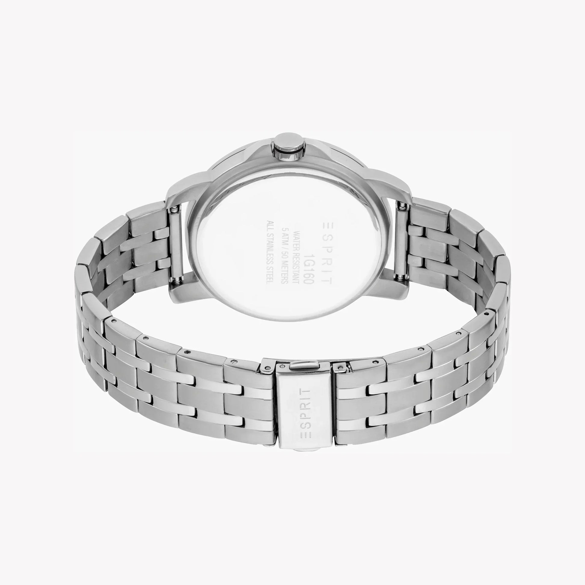 Esprit Men's Silver Stainless Steel Watch, Silver Dial | Es1g221m0045-2