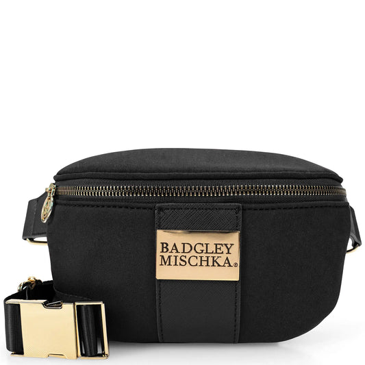 Sage Scuba and Vegan Leather Belt Bag | Sling-0