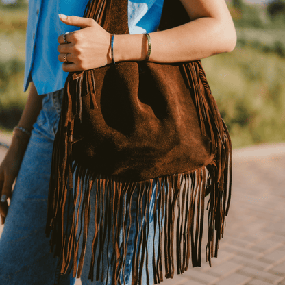 Shoulder Bag suede Nora-0