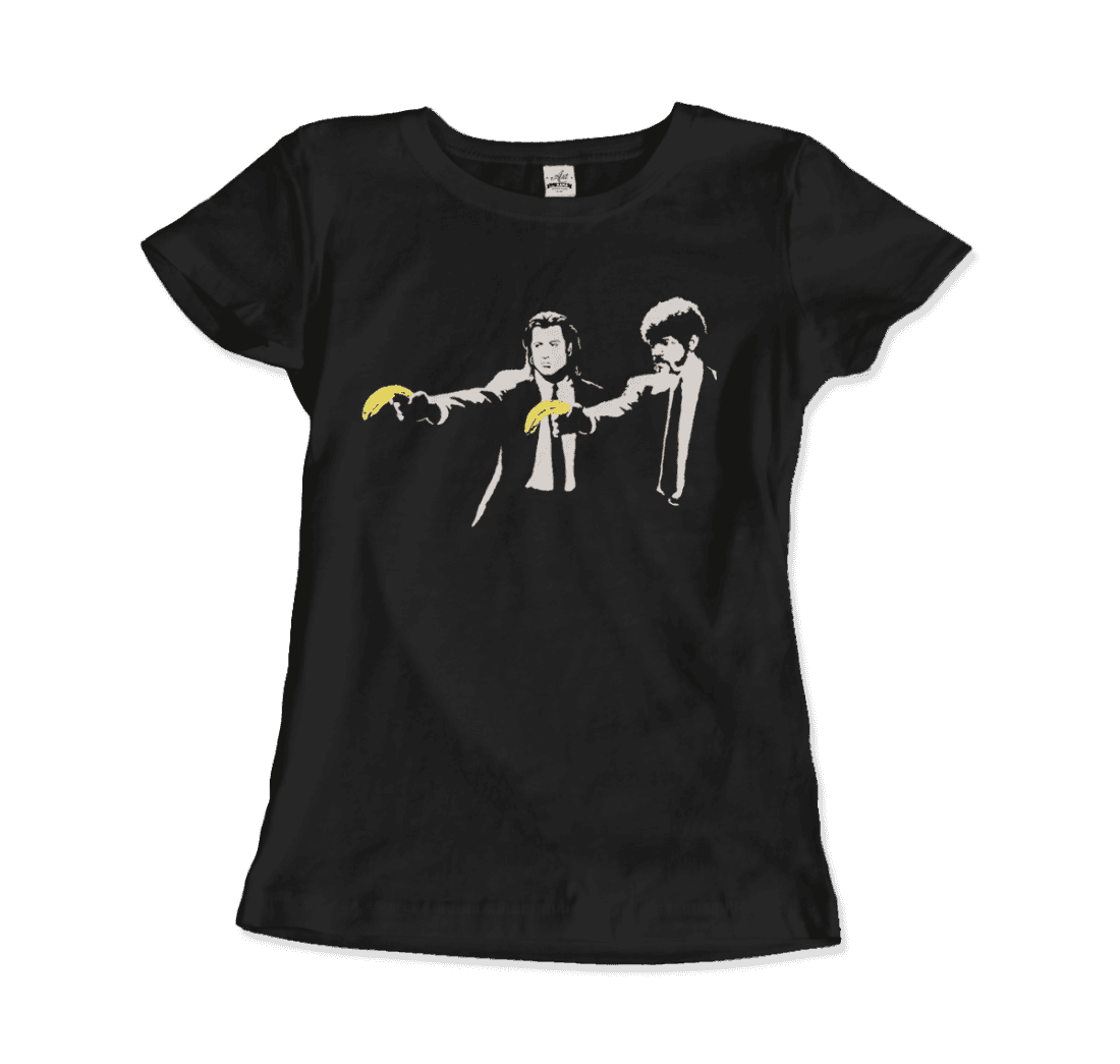 Banksy Pulp Fiction street art t-shirt-3