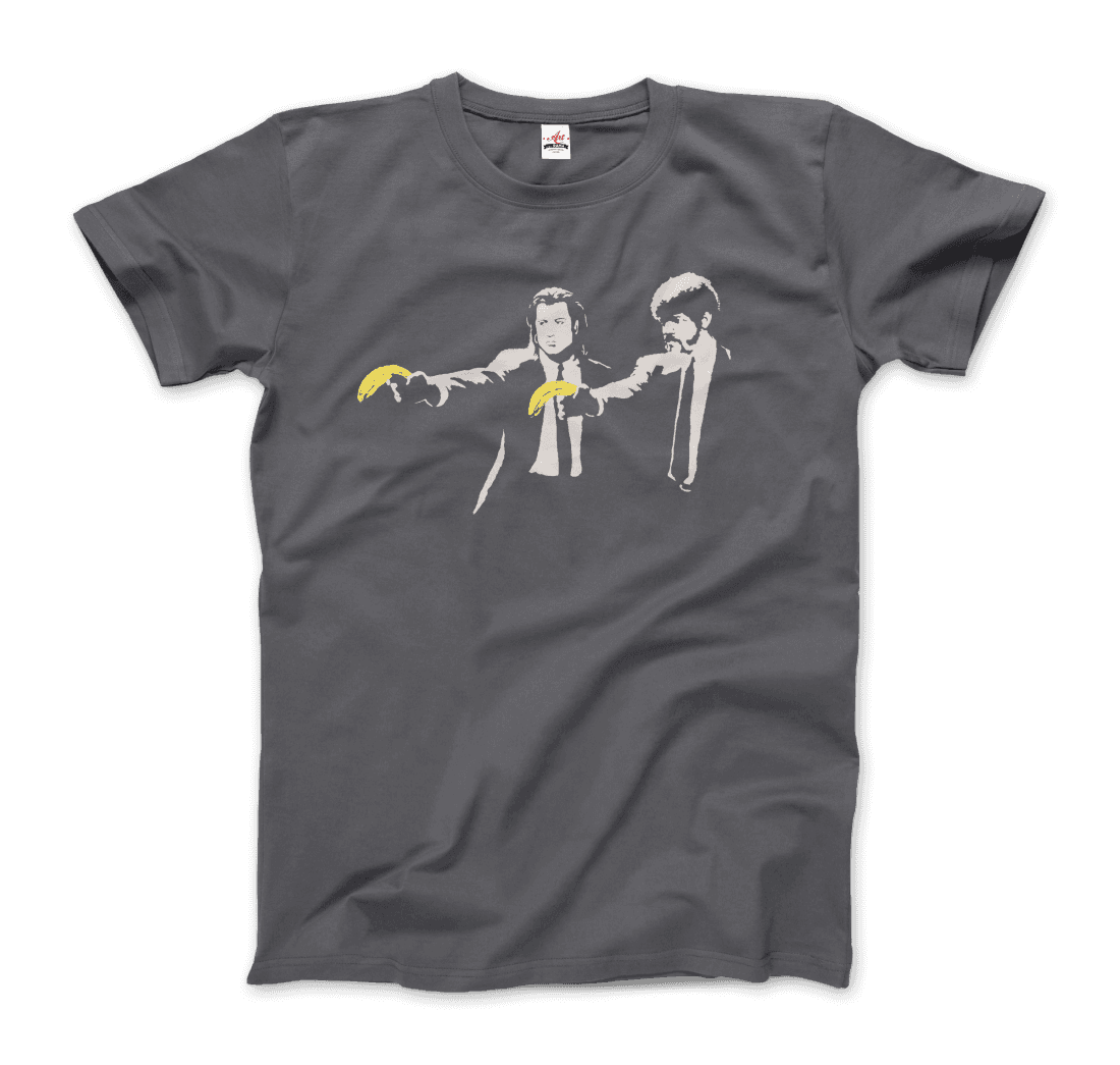 Banksy Pulp Fiction street art t-shirt-6