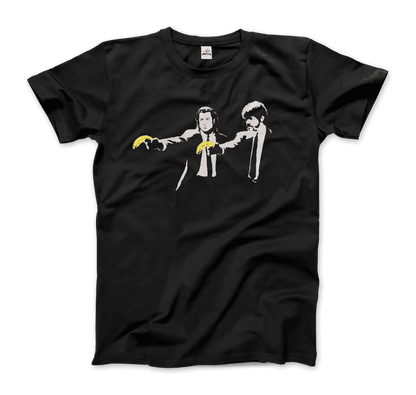 Banksy Pulp Fiction street art t-shirt-0
