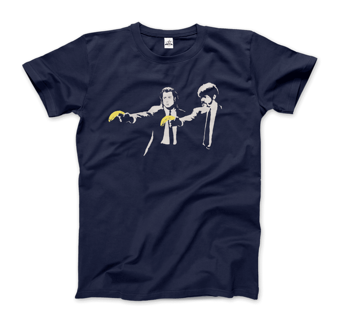 Banksy Pulp Fiction street art t-shirt-7