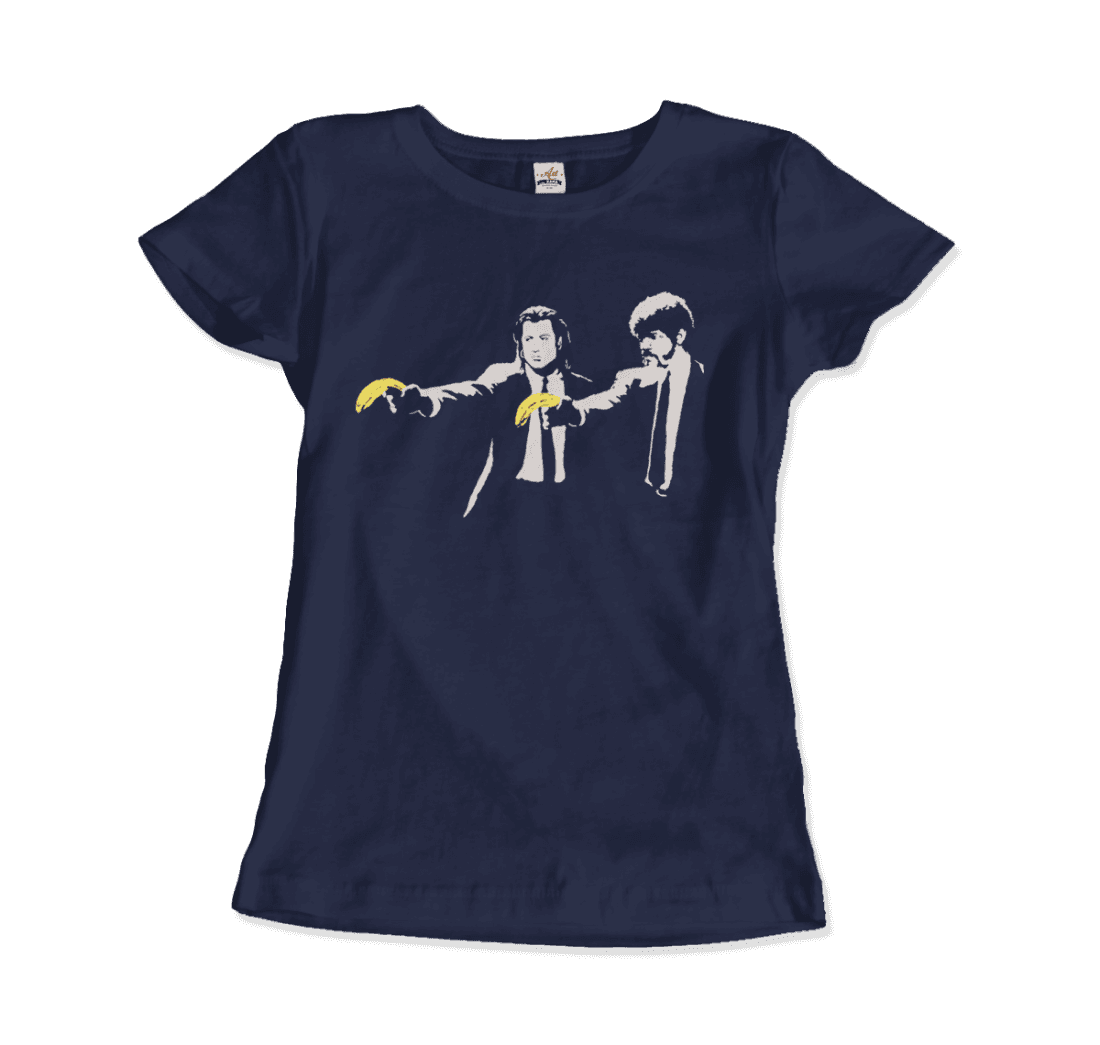Banksy Pulp Fiction street art t-shirt-12