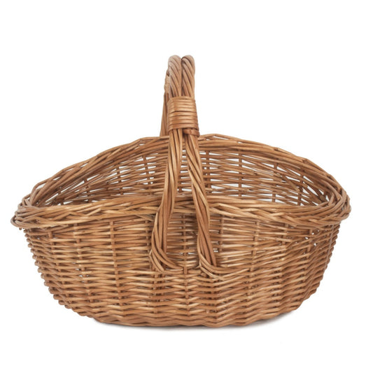 Traditional Cookery Wicker Shopping Basket-0