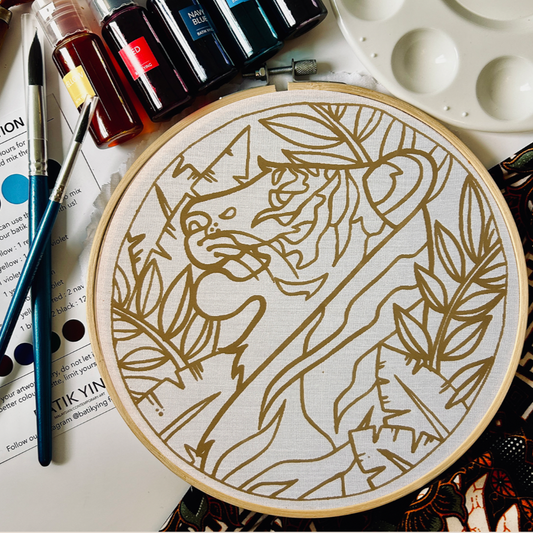 Classic Batik Craft Kit - Malayan Tiger