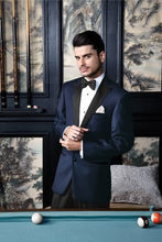 "Vermont" Midnight Blue Tuxedo Jacket-4