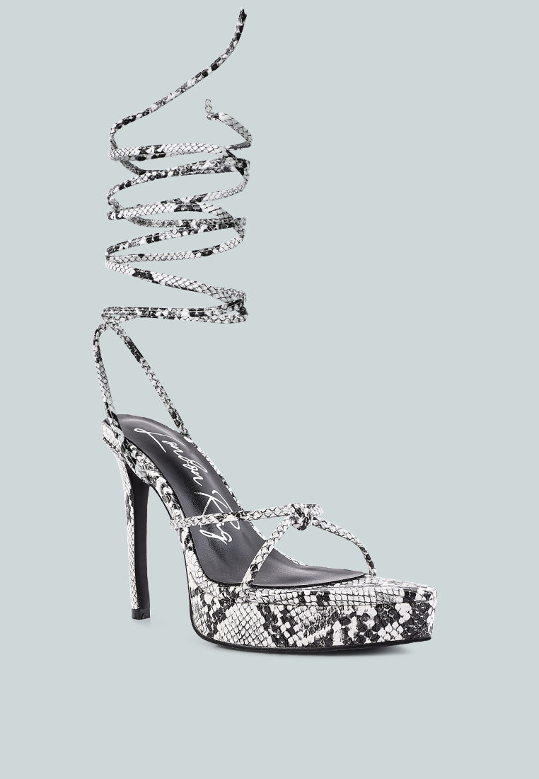 Bondage High Heel Lace Up Heels-1