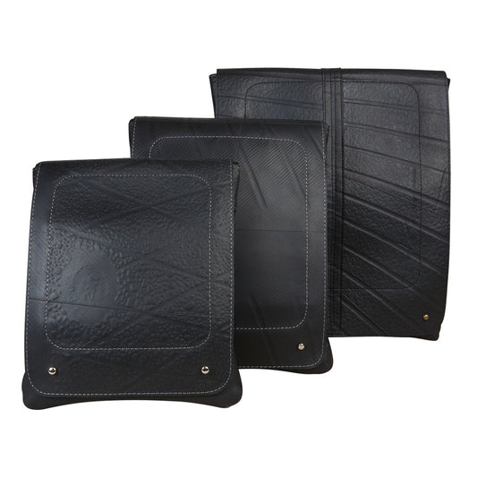 Spencer Recycled Rubber Vegan Crossbody Bag (3 Sizes Available)-0