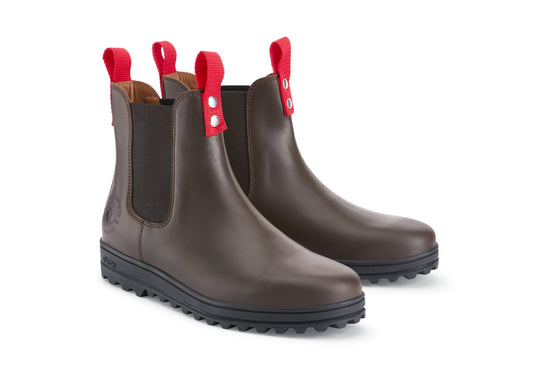Busby Men's Winter Chelsea Boot, Brown Leather-1