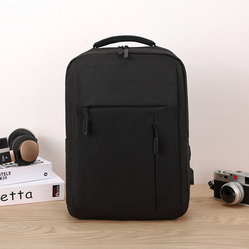 Premium Grey Fashion Backpack Spacious Durable Travel-Friendly – Free Your Hands for Daily Commute-1