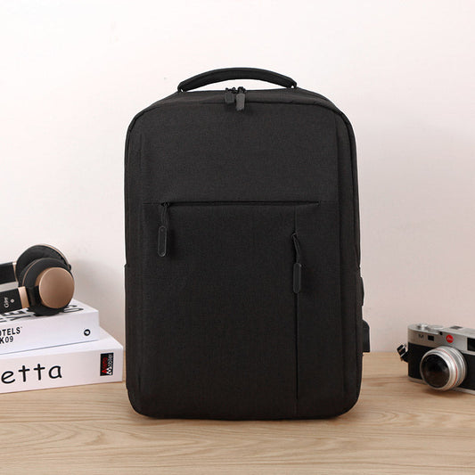 Premium Grey Fashion Backpack Spacious Durable Travel-Friendly – Free Your Hands for Daily Commute-1