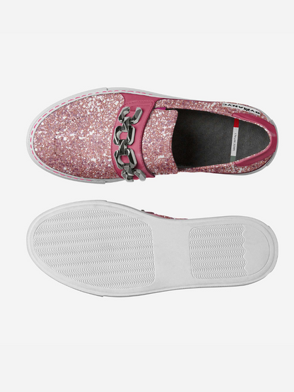 Low-profile vegan sneakers by BYMANYC New York, shown from above on a plain background.