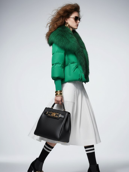 Women’s oversized jacket from BYMANYC New York, Riverdale NY City collection.