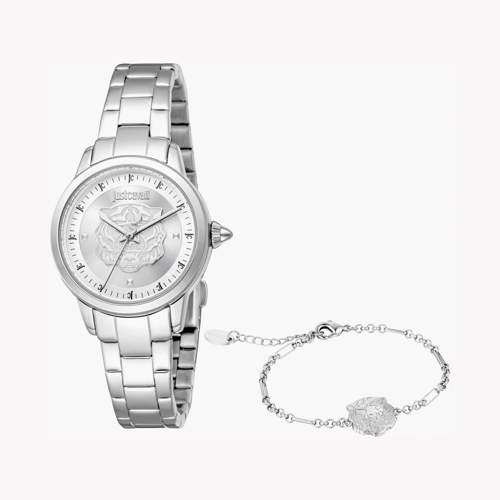 Just Cavalli Women's Silver Watch, Silver Dial | Jc1l334m0045-3