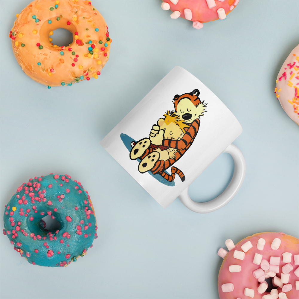 Calvin and Hobbes Hugging Mug-2