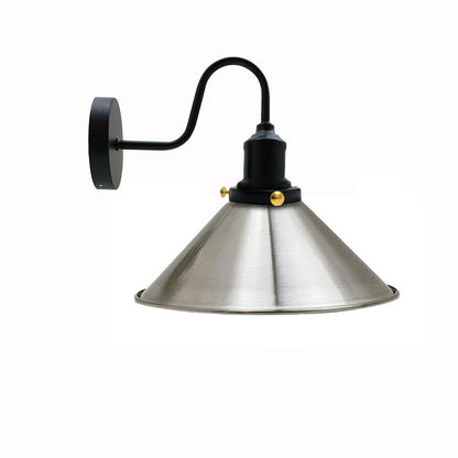 Vintage Industrial Metal Cone Shade Lighting Indoor Wall Sconce Light Fittings~3389