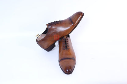 CEO II- Cognac Whole-cut Oxfords-2