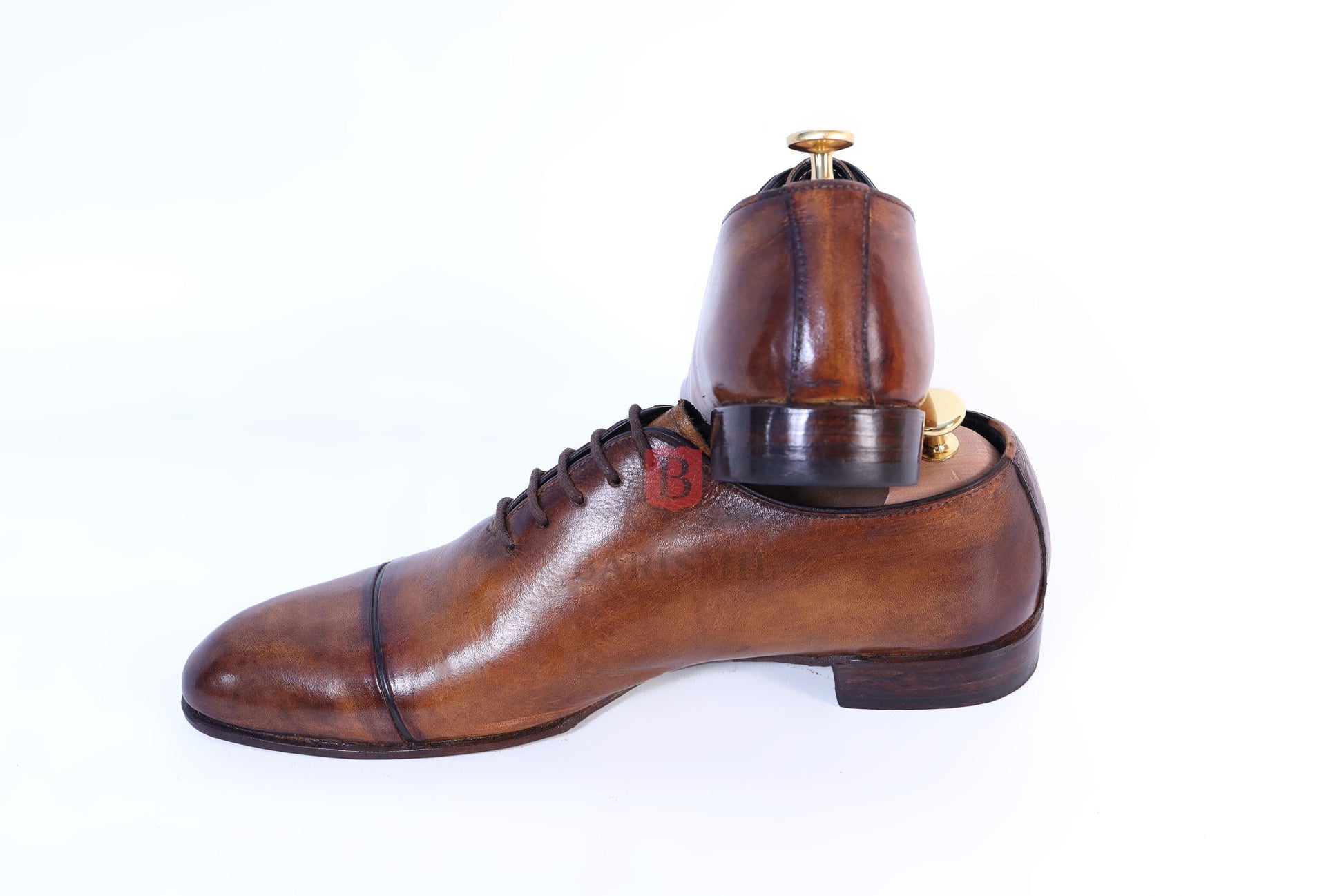 CEO II- Cognac Whole-cut Oxfords-3