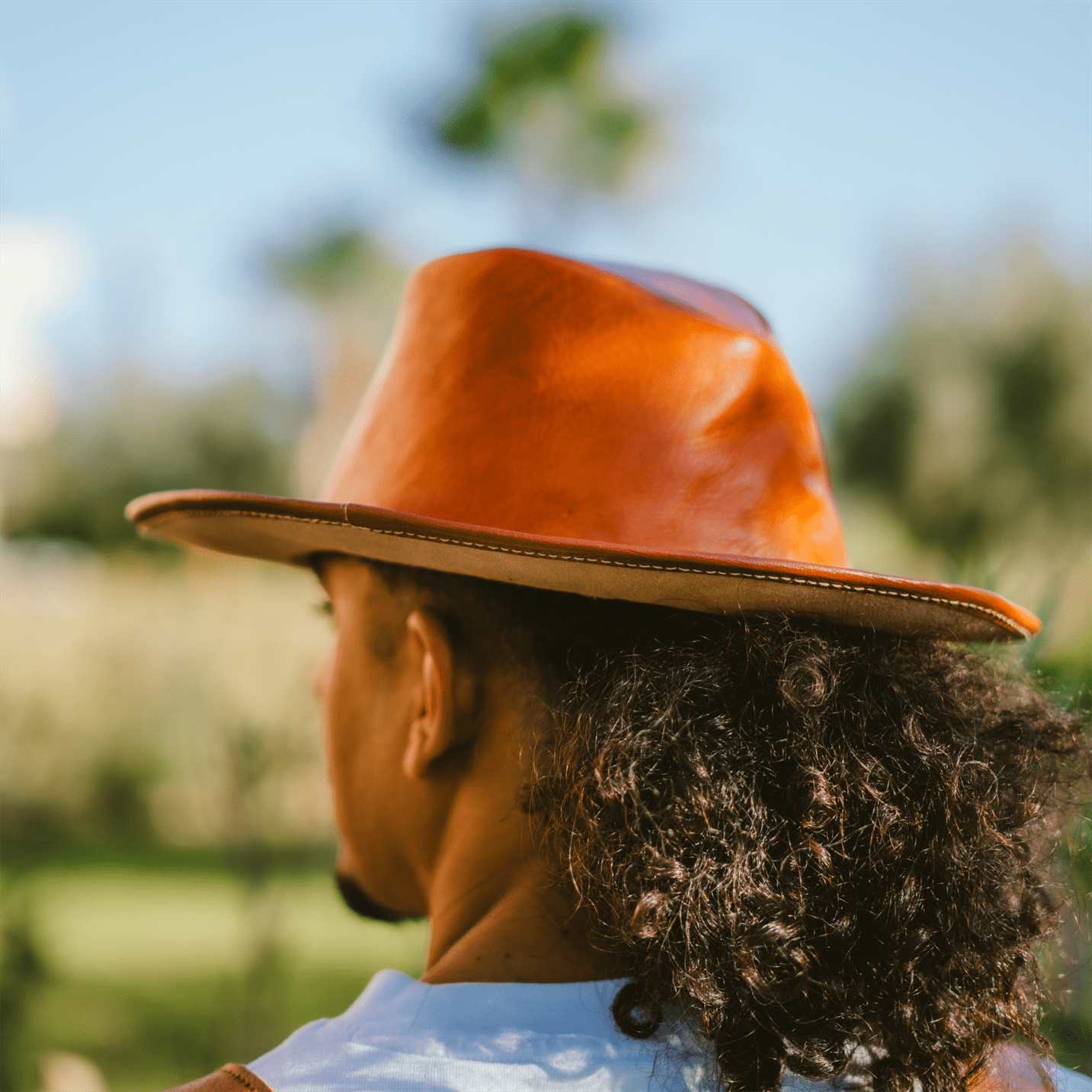Leather Hat Cowboy-3