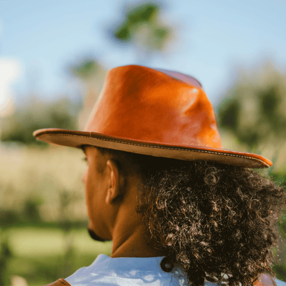 Leather Hat Cowboy-3