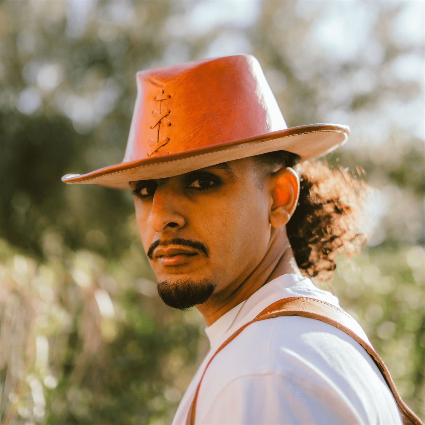 Leather Hat Cowboy-0