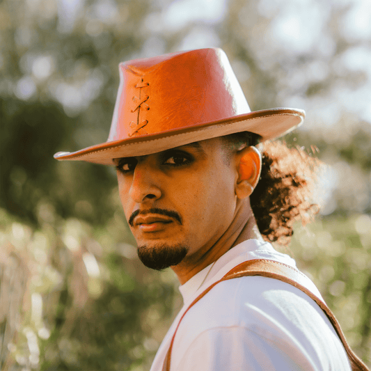 Leather Hat Cowboy-0