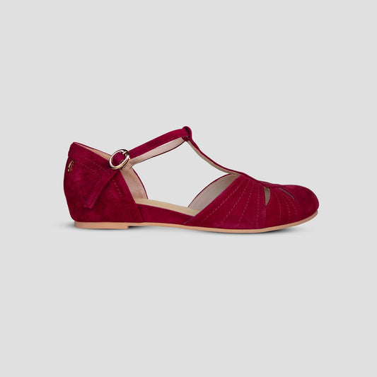 London (Wine Red Suede)-0