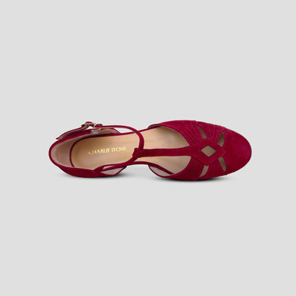 London (Wine Red Suede)-1