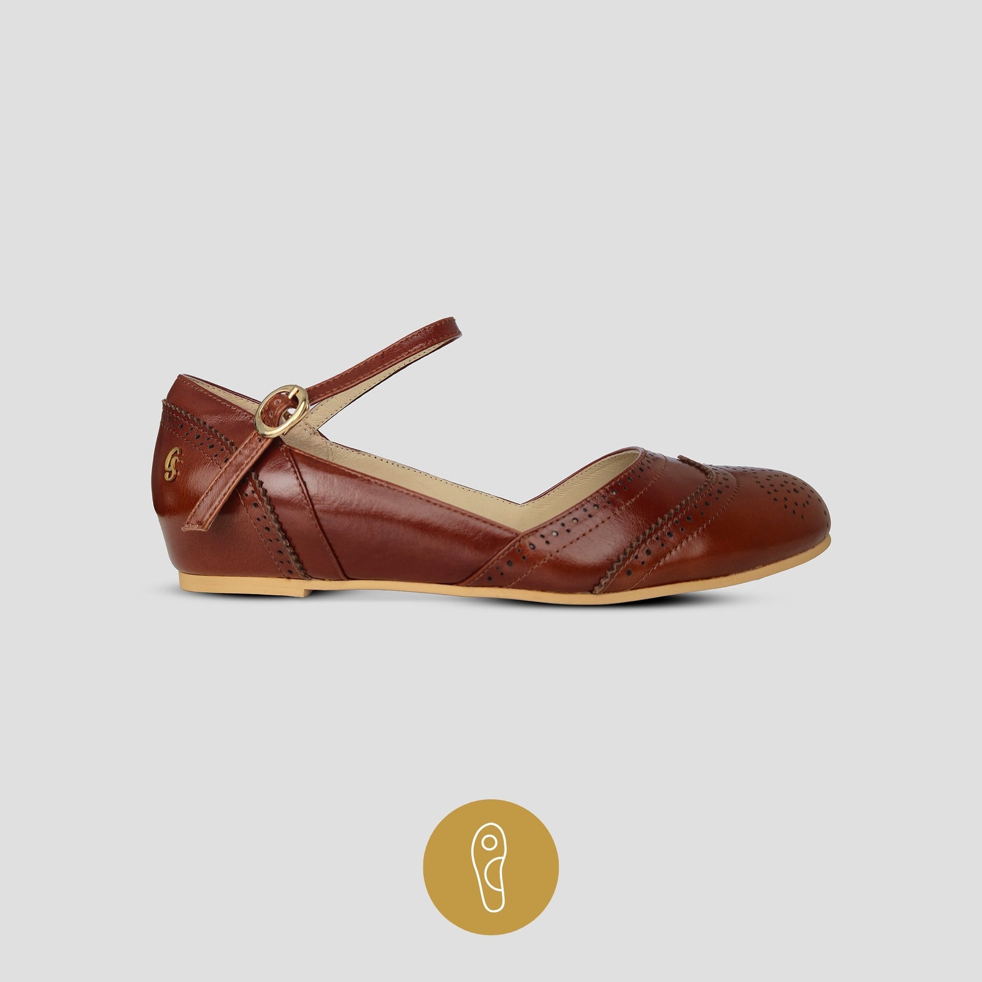 Dorian (Noisette) with Biomechanical Insole-0