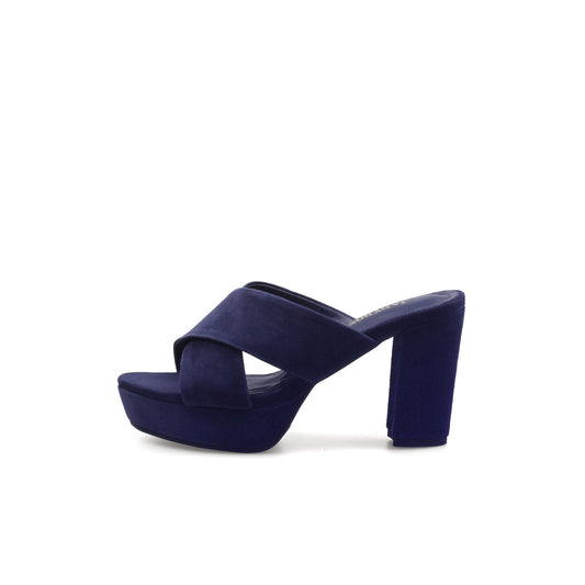 Chunky Criss Cross Platform Mules-0