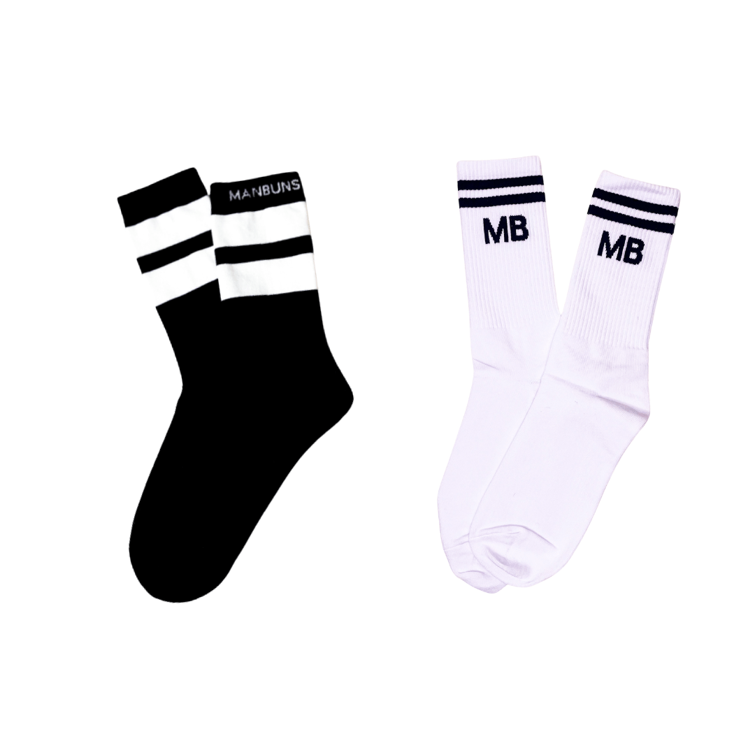 Classic Athleisure Unisex Crew Socks Bundle | 2 Pack-0