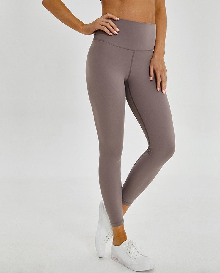 Classical 2.0Versions Soft Naked-Feel Athletic Fitness Leggings Women Stretchy High Waist Gym Sport Tights Yoga Pants lulu-2