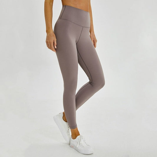Classical 2.0Versions Soft Naked-Feel Athletic Fitness Leggings Women Stretchy High Waist Gym Sport Tights Yoga Pants lulu-0