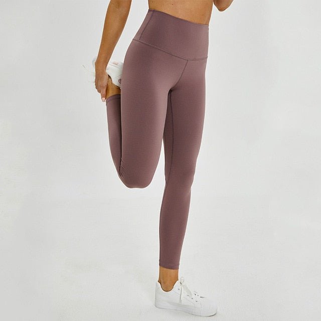 Classical 2.0Versions Soft Naked-Feel Athletic Fitness Leggings Women Stretchy High Waist Gym Sport Tights Yoga Pants lulu-7