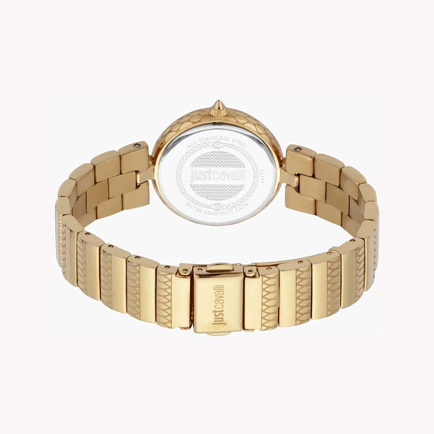 Just Cavalli Women's Gold Stainless Steel Watch, Champagne Dial | Jc1l147m0055-2